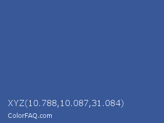 XYZ 10.788,10.087,31.084 Color Image