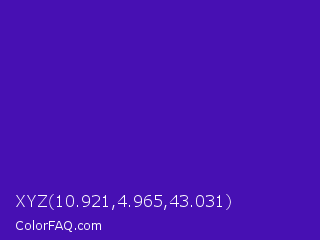 XYZ 10.921,4.965,43.031 Color Image