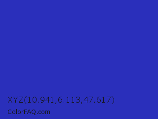 XYZ 10.941,6.113,47.617 Color Image