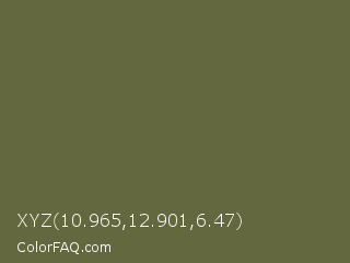 XYZ 10.965,12.901,6.47 Color Image