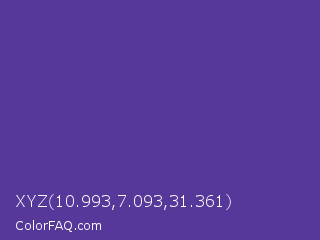 XYZ 10.993,7.093,31.361 Color Image