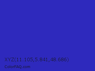 XYZ 11.105,5.841,48.686 Color Image