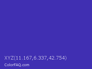 XYZ 11.167,6.337,42.754 Color Image