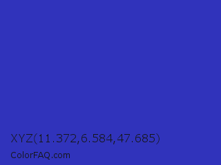 XYZ 11.372,6.584,47.685 Color Image