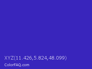 XYZ 11.426,5.824,48.099 Color Image