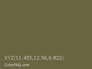 XYZ 11.455,12.56,6.822 Color Image