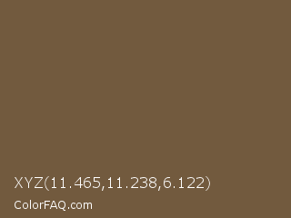 XYZ 11.465,11.238,6.122 Color Image