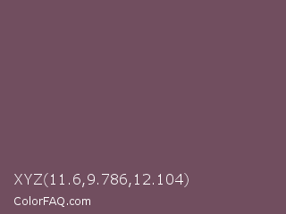 XYZ 11.6,9.786,12.104 Color Image