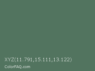 XYZ 11.791,15.111,13.122 Color Image