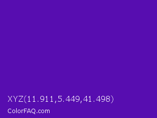 XYZ 11.911,5.449,41.498 Color Image