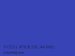 XYZ 11.979,8.191,44.666 Color Image