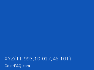 XYZ 11.993,10.017,46.101 Color Image