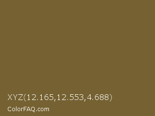 XYZ 12.165,12.553,4.688 Color Image