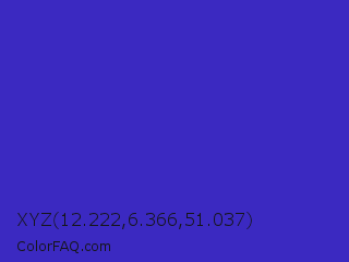 XYZ 12.222,6.366,51.037 Color Image
