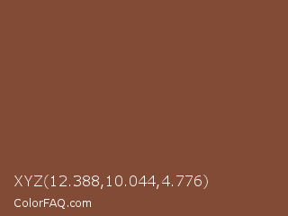 XYZ 12.388,10.044,4.776 Color Image