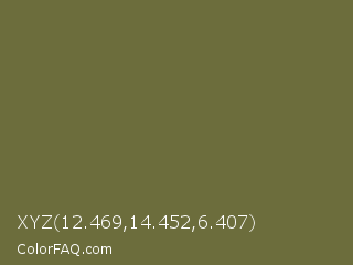 XYZ 12.469,14.452,6.407 Color Image