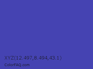 XYZ 12.497,8.494,43.1 Color Image