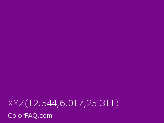 XYZ 12.544,6.017,25.311 Color Image