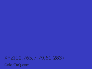 XYZ 12.765,7.79,51.283 Color Image