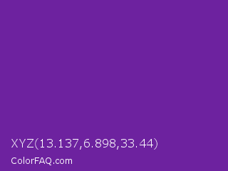 XYZ 13.137,6.898,33.44 Color Image