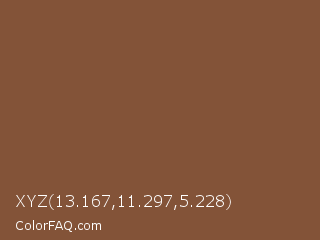 XYZ 13.167,11.297,5.228 Color Image