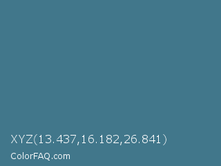 XYZ 13.437,16.182,26.841 Color Image