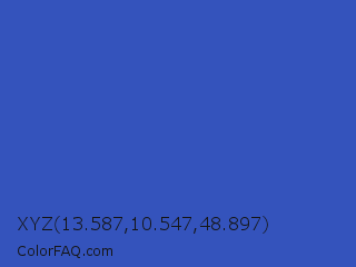 XYZ 13.587,10.547,48.897 Color Image
