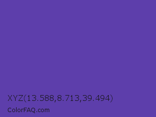 XYZ 13.588,8.713,39.494 Color Image