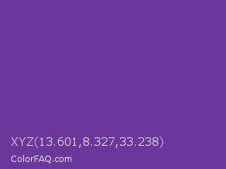 XYZ 13.601,8.327,33.238 Color Image