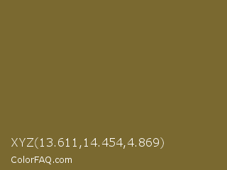 XYZ 13.611,14.454,4.869 Color Image