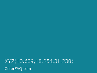 XYZ 13.639,18.254,31.238 Color Image