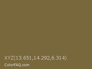 XYZ 13.651,14.292,6.314 Color Image