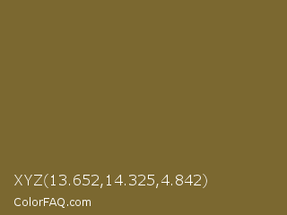XYZ 13.652,14.325,4.842 Color Image