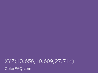 XYZ 13.656,10.609,27.714 Color Image