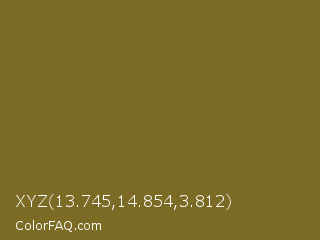 XYZ 13.745,14.854,3.812 Color Image