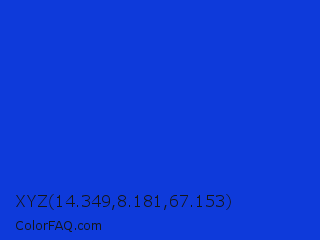 XYZ 14.349,8.181,67.153 Color Image