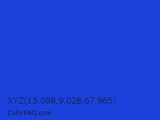 XYZ 15.098,9.028,67.965 Color Image