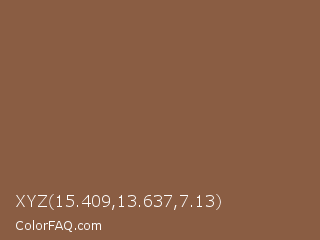 XYZ 15.409,13.637,7.13 Color Image