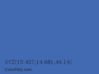 XYZ 15.437,14.681,44.14 Color Image