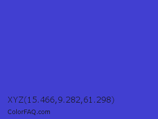 XYZ 15.466,9.282,61.298 Color Image