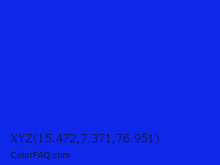 XYZ 15.472,7.371,76.951 Color Image