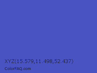 XYZ 15.579,11.498,52.437 Color Image