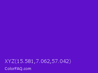 XYZ 15.581,7.062,57.042 Color Image