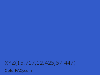 XYZ 15.717,12.425,57.447 Color Image