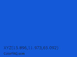 XYZ 15.896,11.973,65.092 Color Image