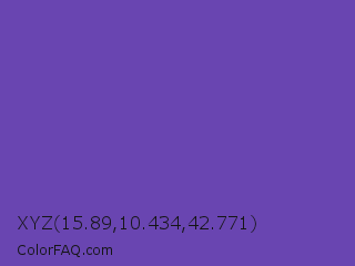 XYZ 15.89,10.434,42.771 Color Image