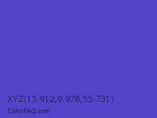 XYZ 15.912,9.978,55.731 Color Image
