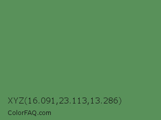 XYZ 16.091,23.113,13.286 Color Image
