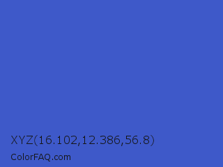 XYZ 16.102,12.386,56.8 Color Image