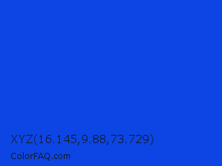 XYZ 16.145,9.88,73.729 Color Image